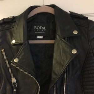 boda skins Jackets & Coats - Bosa Skins Black Leather Jacket boda skins Jackets & Coats - Bosa Skins Black Leather Jacket